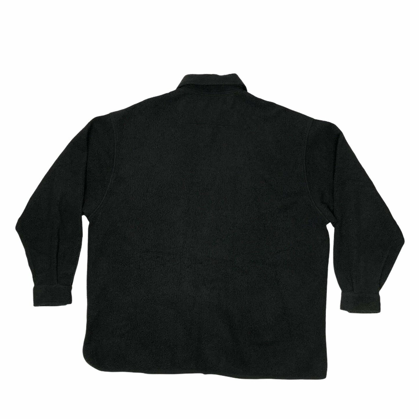 Vintage Calvin Klein Overshirt Black Mens XL Sherpa Soft Touch