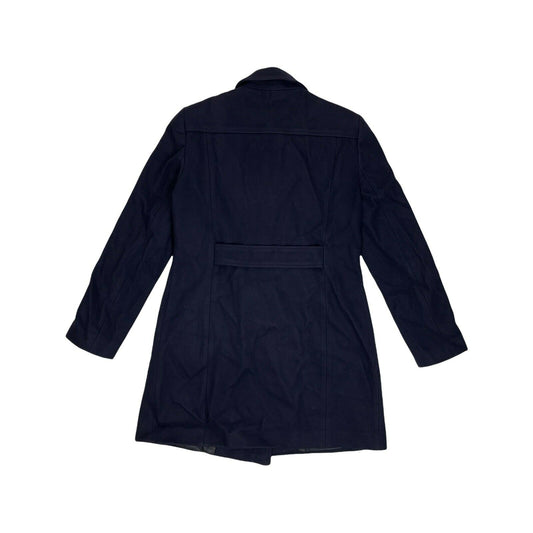 Love Moschino Wool Coat Womens UK12 Navy Blue