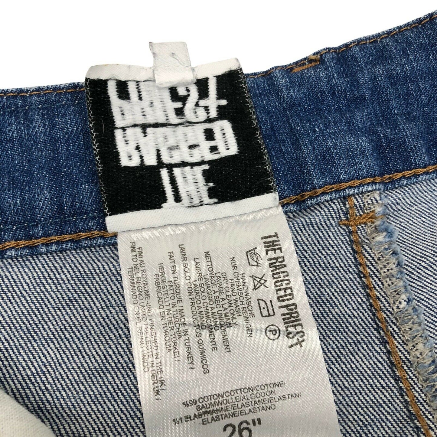 The Ragged Priest Distressed Denim Skinny Jeans 26w 30l