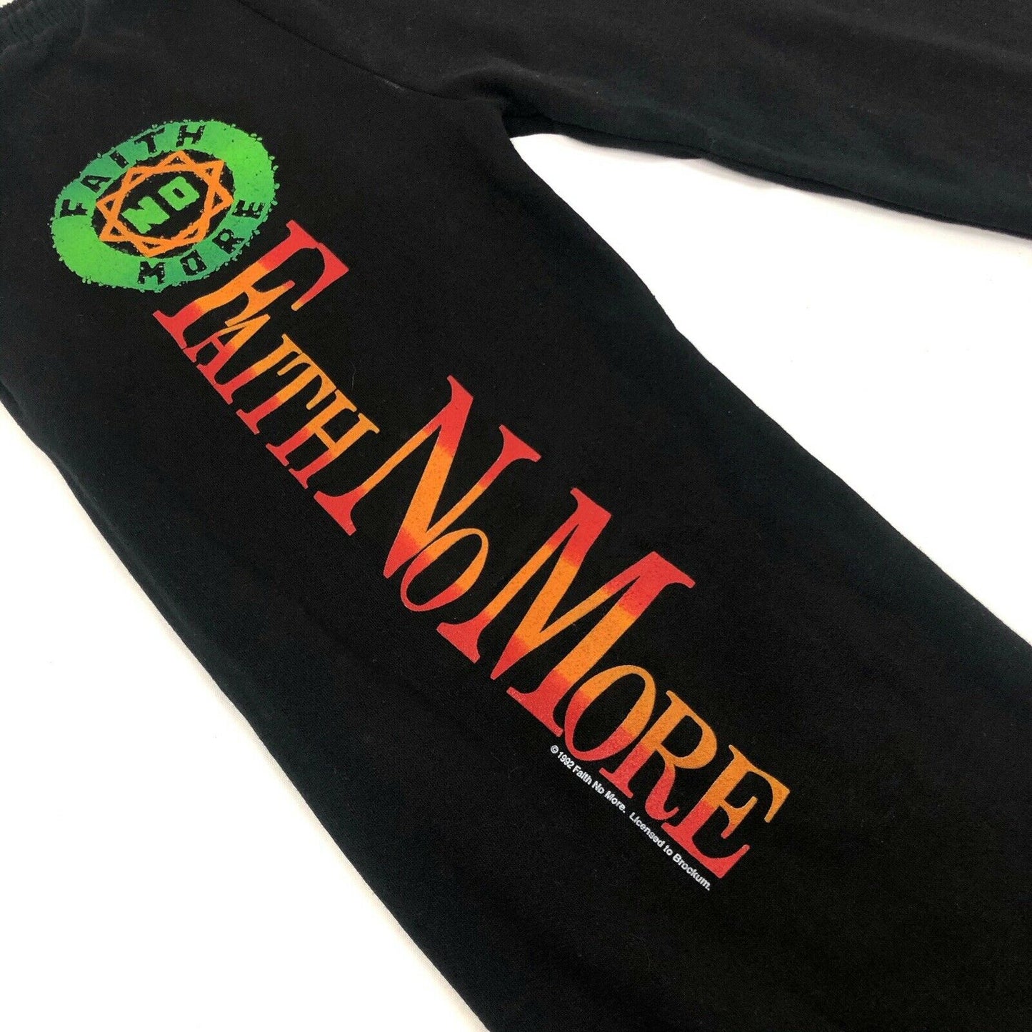 Rare Vintage Faith No More Joggers Deadstock 1992 Brockum Euro Print Men’s Large