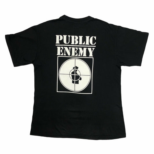 Vintage 90’s Public Enemy T-Shirt Flavor Flav Mens XL Black