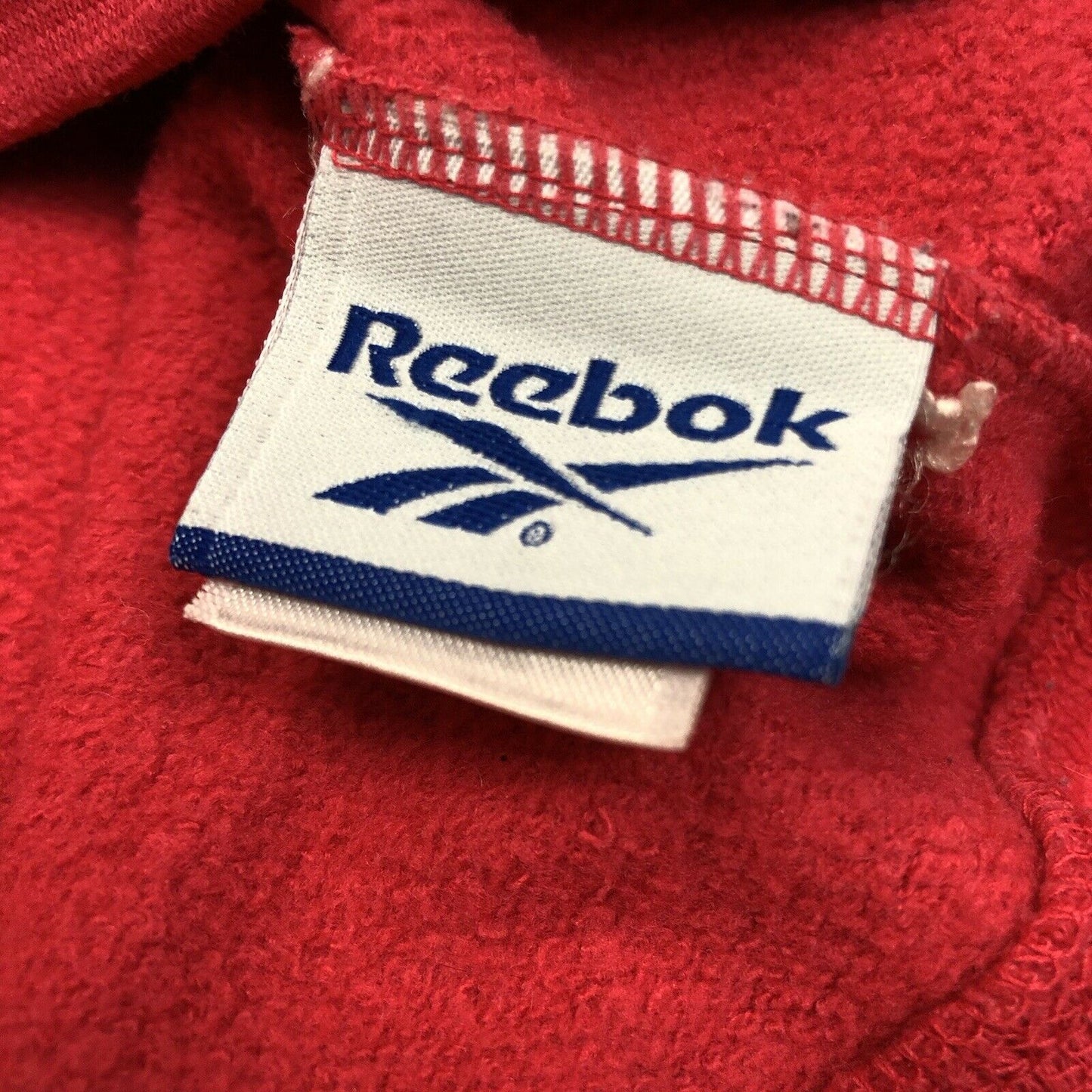 Vintage Reebok Essentials Crew Neck Jumper Hot Pink Women's UK16