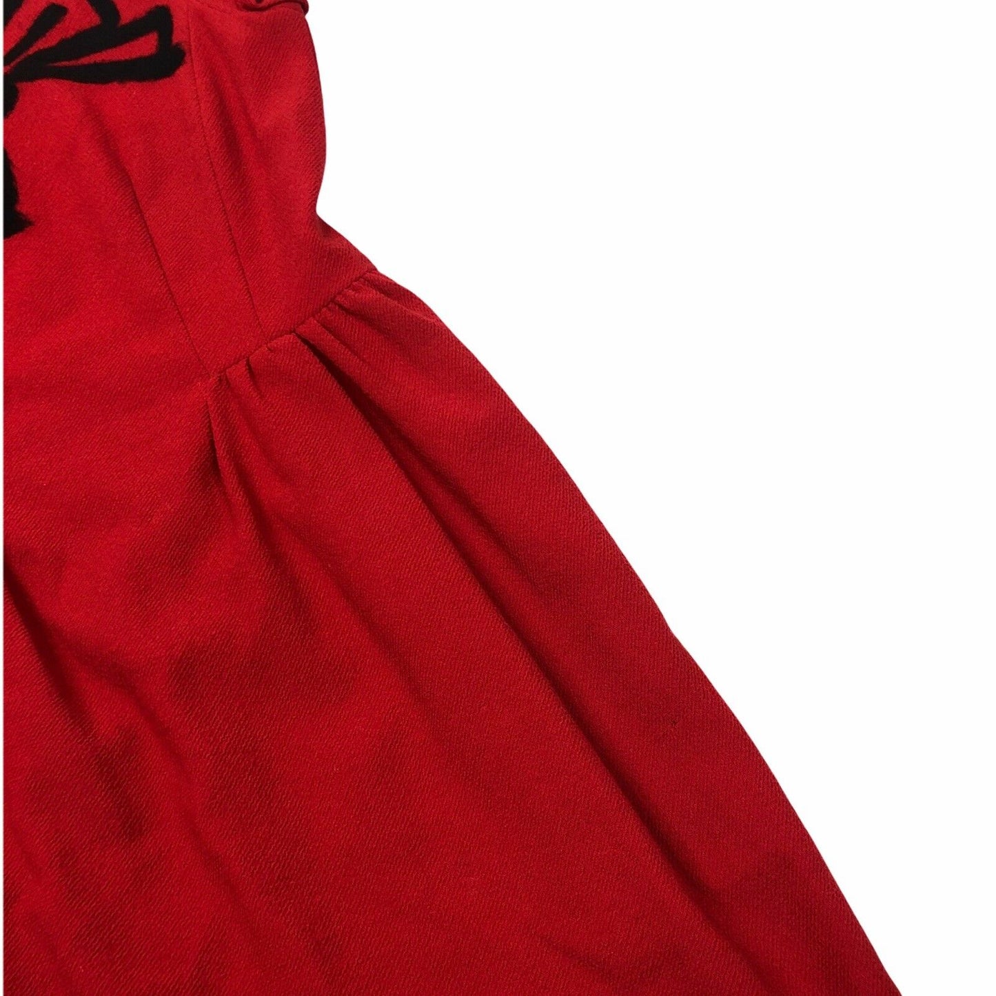 Vintage Moschino Cheapandchic Womens Dress Red And Black Womens UK12