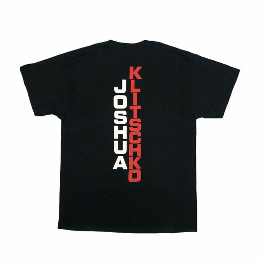 Anthony Joshua Wladimir Klitschko 2017 Fight Event T-Shirt Men’s Large Black