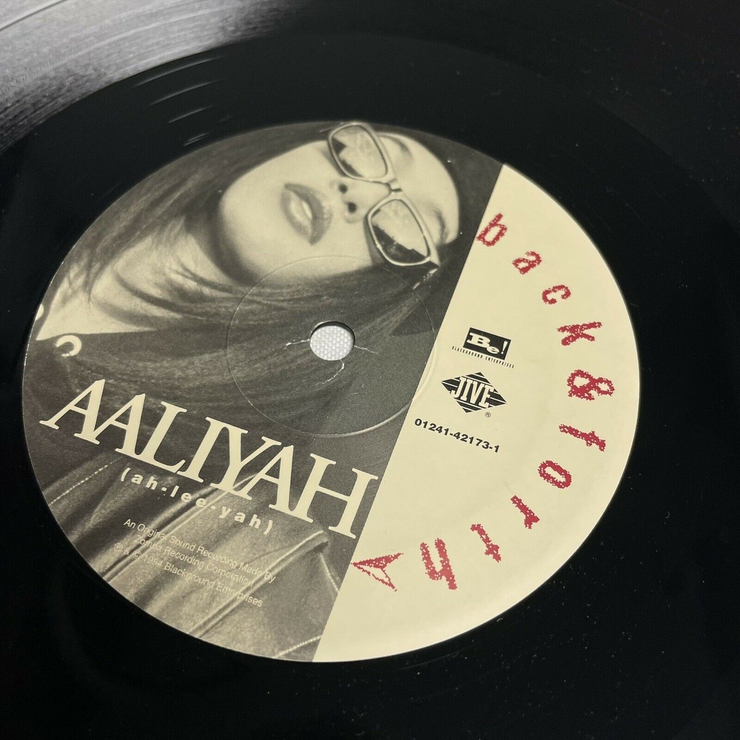 1994 Aaliyah Back & Forth Promo Vinyl Single