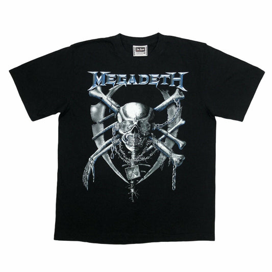 Vintage Megadeth T-Shirt Mens Large Black