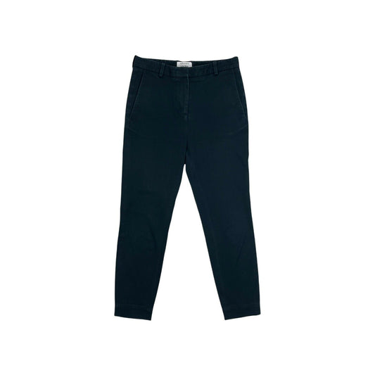 & Other Stories Skinny Fit Trousers Navy Blue Chino Style 28w 25l