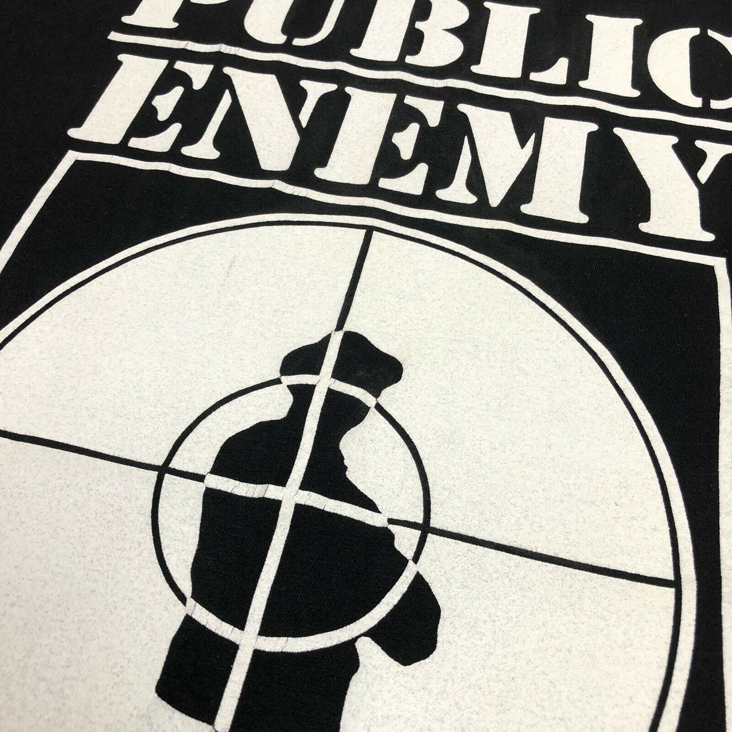 Vintage 90’s Public Enemy T-Shirt Flavor Flav Mens XL Black