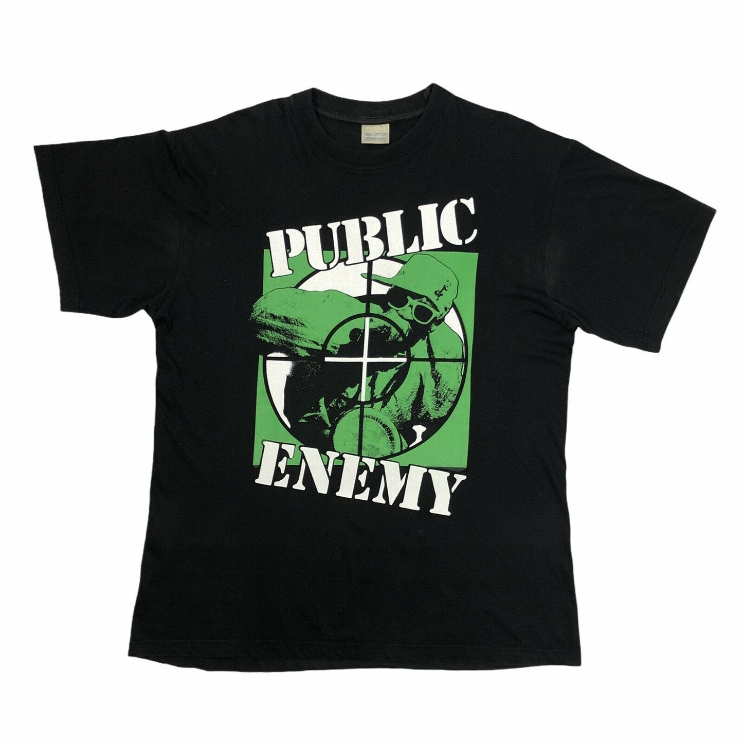 Vintage 90’s Public Enemy T-Shirt Flavor Flav Mens XL Black