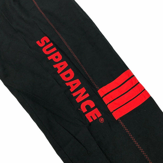 Vintage Supadance Trousers Dance Shoes Mens Large Black And Red