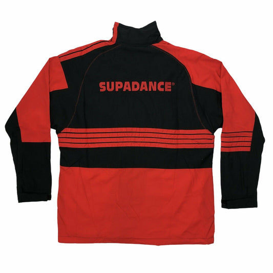 Vintage Supadance Jacket Dance Shoes Mens Large Black And Red