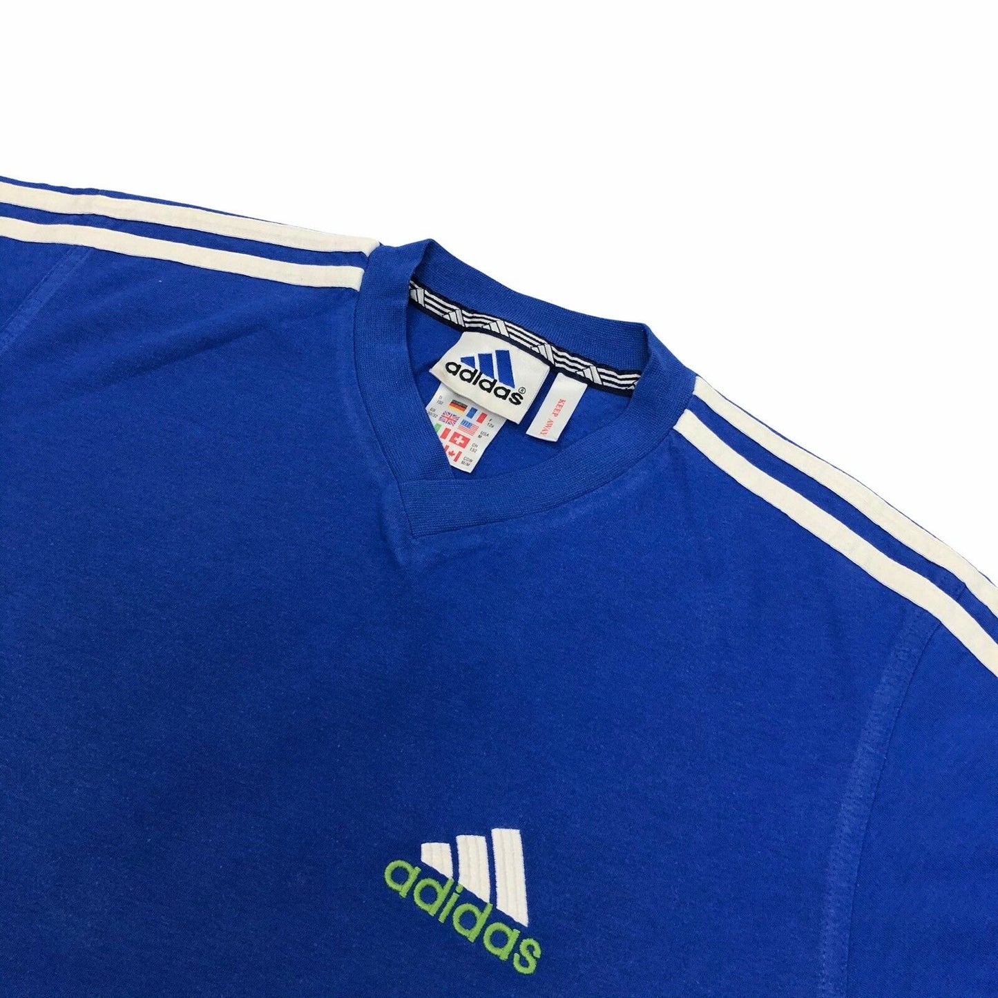 Vintage Adidas Blue T-Shirt 90’s Sportswear Men’s XS