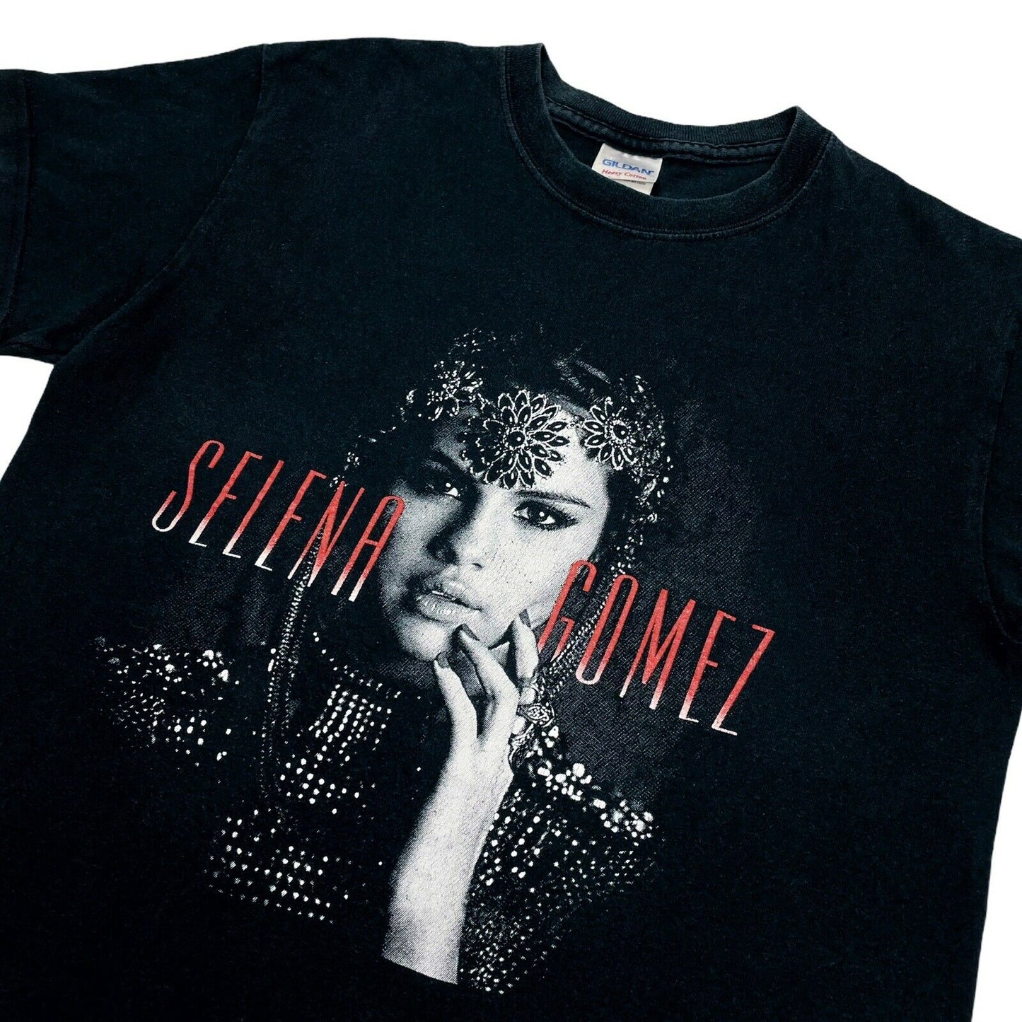 Selena Gomez 2013 Tour T-Shirt Mens Small Black Gildan Stars Dance Tour