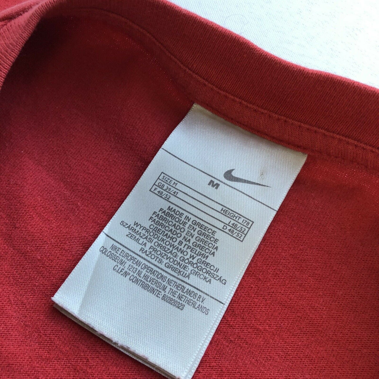 Vintage 00’s Nike Air Max T-Shirt Red Mens Medium Graphic Print