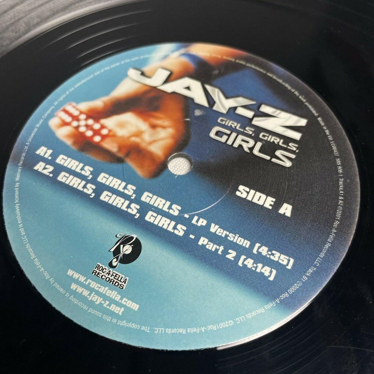 2001 Jay-Z Girls, Girls, Girls Vinyl Single Featuring Bonus Tracks