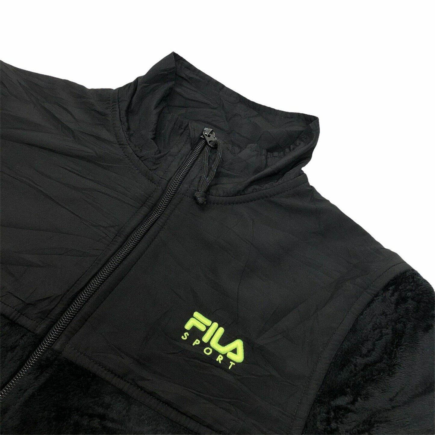 00’s Fila Sport Black Fleece Women’s Small Zipped Pockets Sportswear