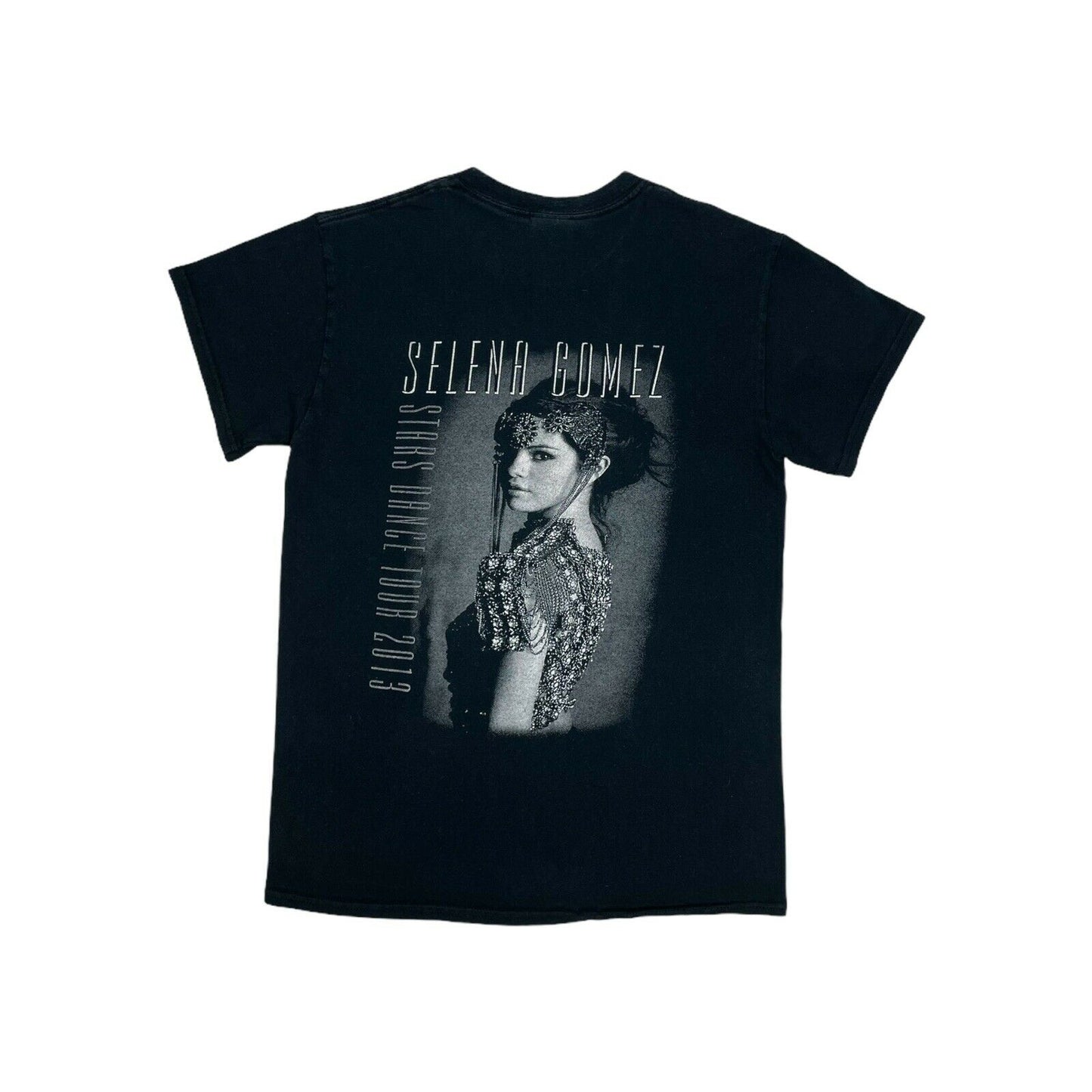 Selena Gomez 2013 Tour T-Shirt Mens Small Black Gildan Stars Dance Tour