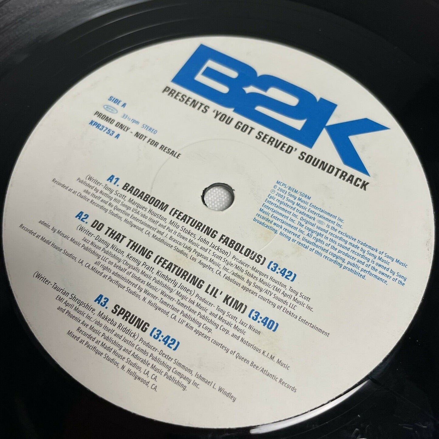 2003 B2K You’ve Been Served Promo Vinyl EP