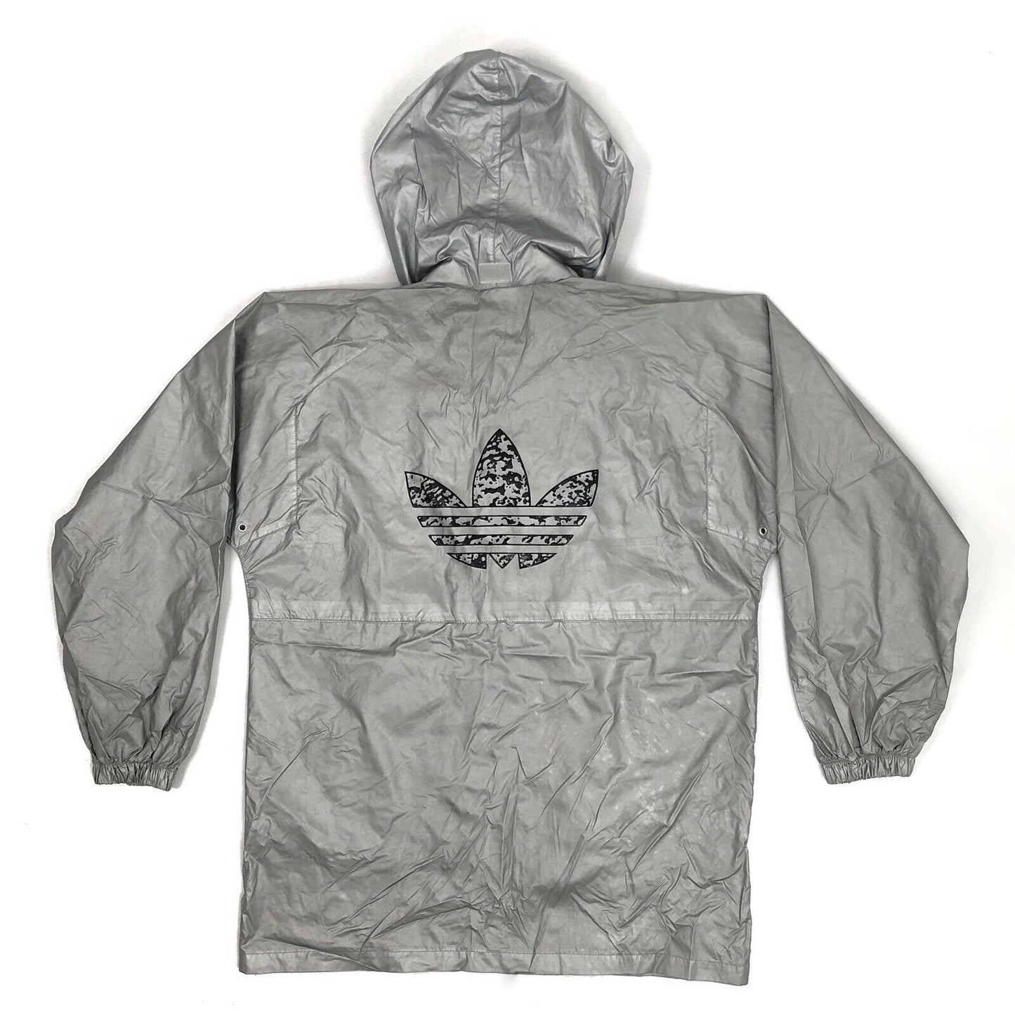 Vintage Adidas Lightweight Silver Jacket Mens Small