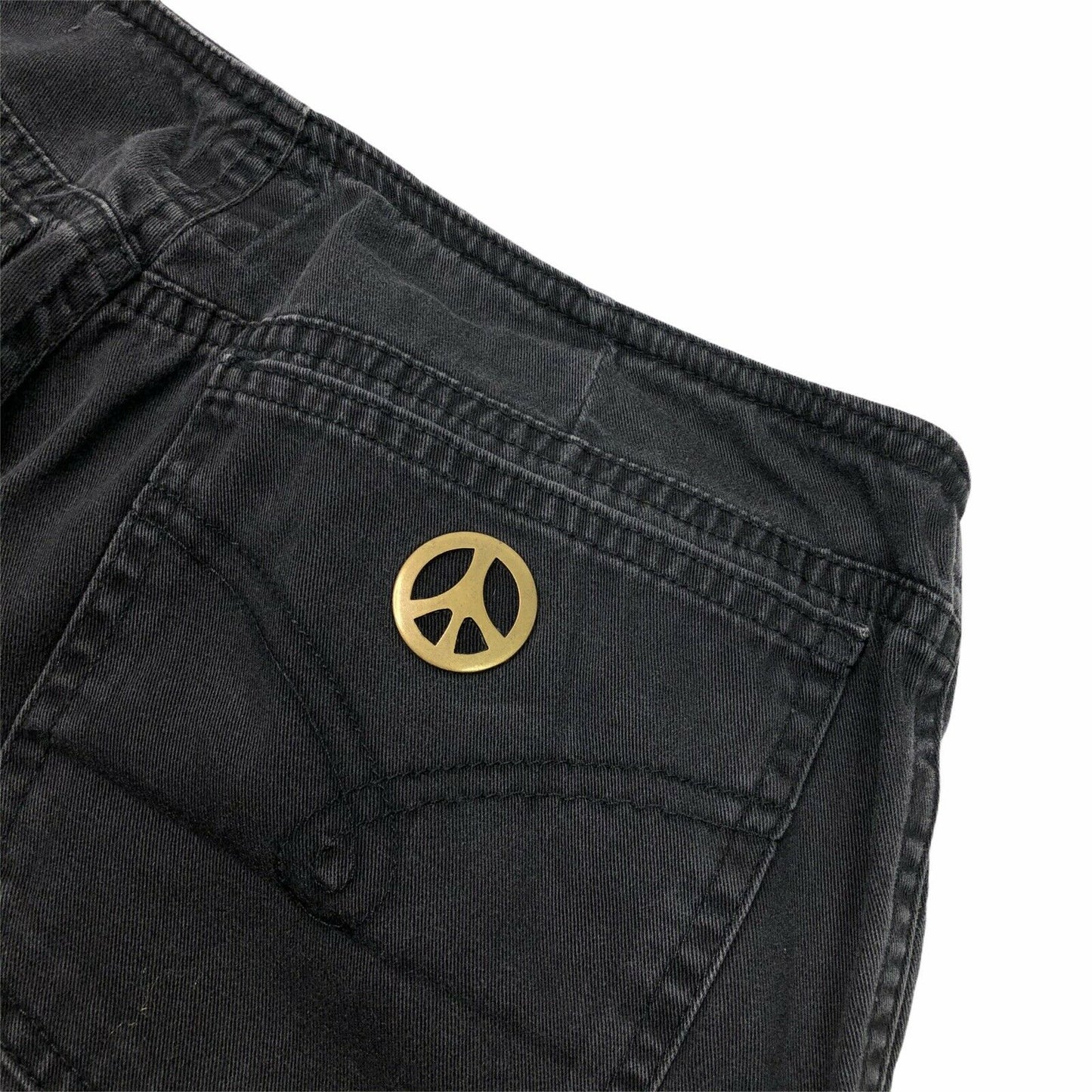 Vintage Moschino Jeans Made In Italy Dark Grey 28w 31l