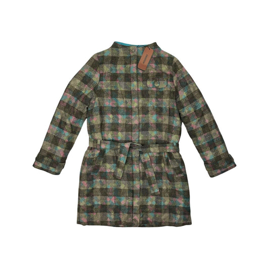 NWT Missoni Check Coat Womens Small Green Blue And Pink