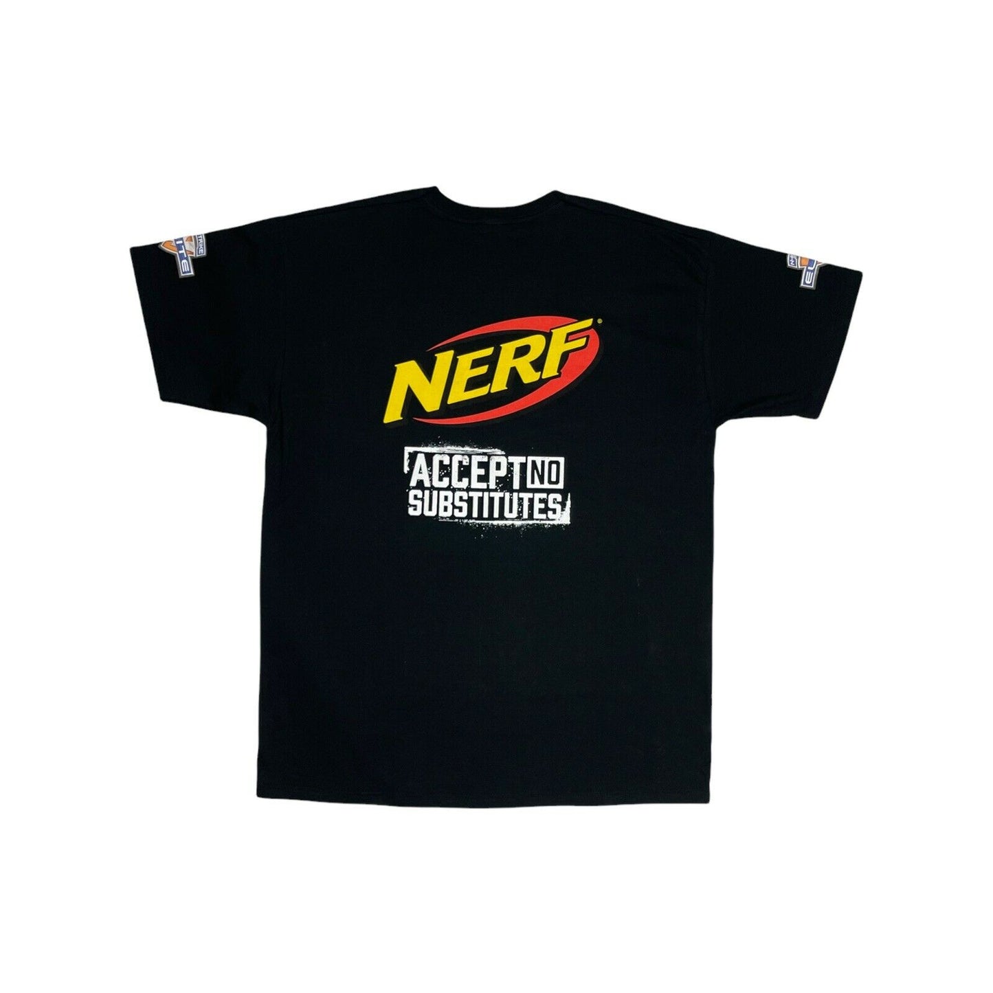 2009 Nerf T-Shirt Mens XL Black Nintendo N-Strike Elite Fruit of the Loom