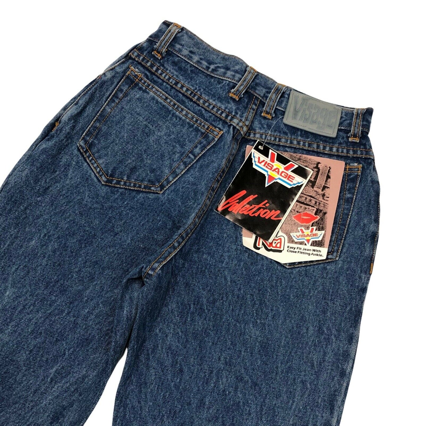 Vintage Visage Rita 80’s Denim Jeans Made In Hong Kong 25w 33l