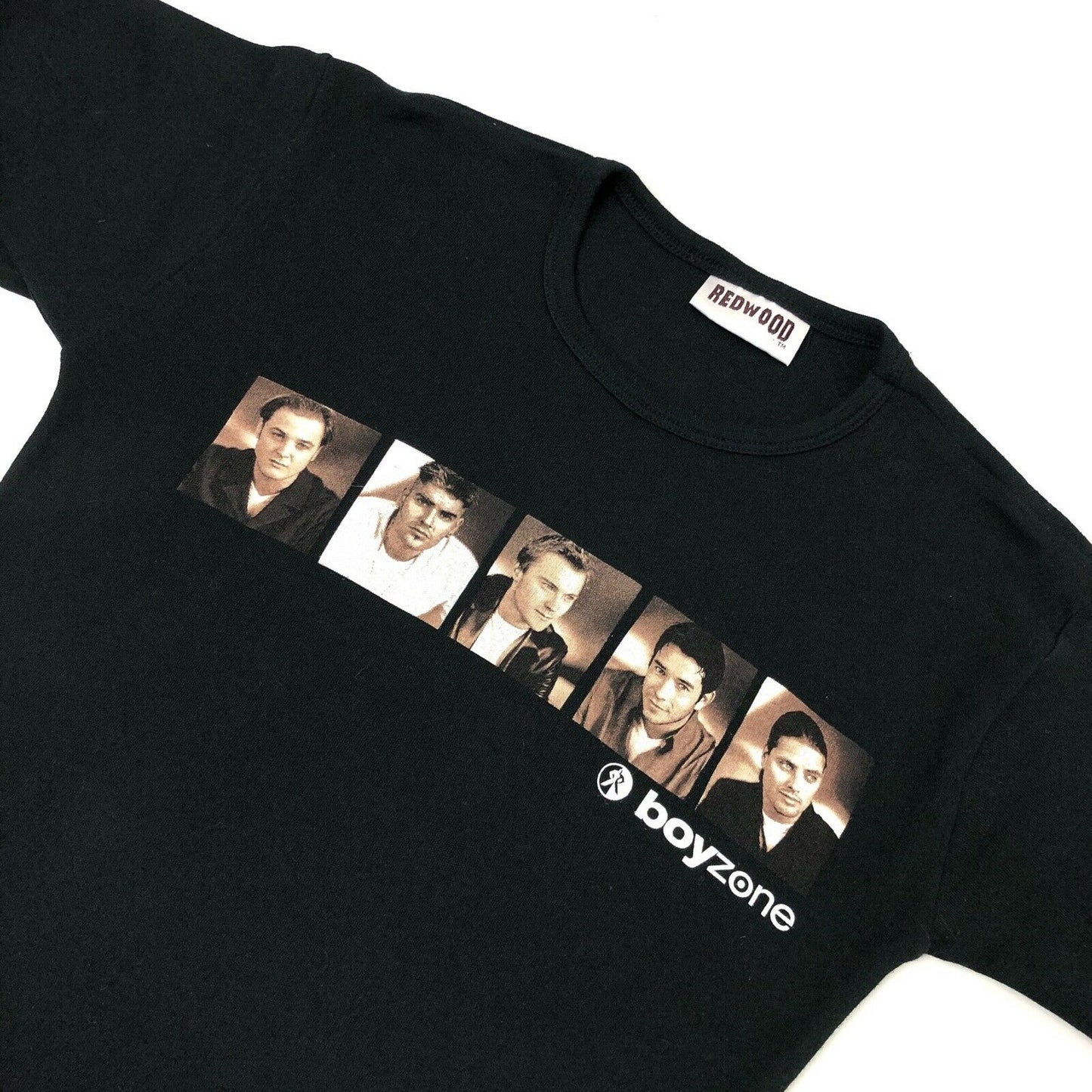 Vintage Boyzone 1999-2000 Tour T-shirt Black Womens Small