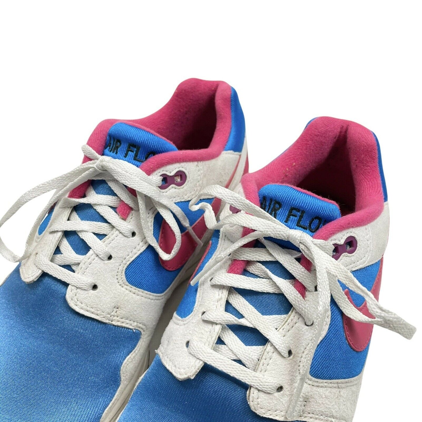 Nike Air Flow 2011 Voltage Cherry UK9 US10 Blue White And Pink