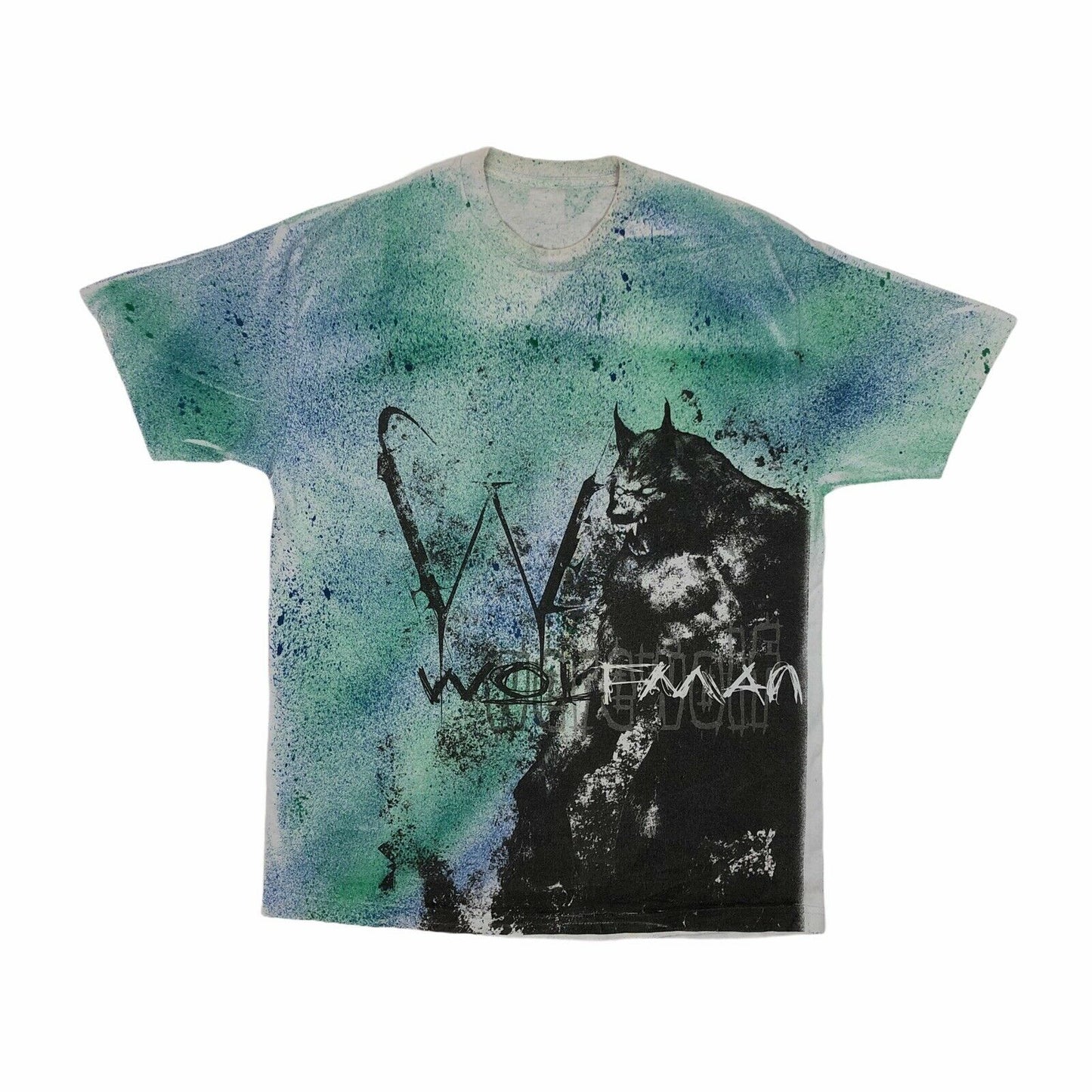 The Wolfman Promo T-Shirt Multicoloured Dyed Mens Large