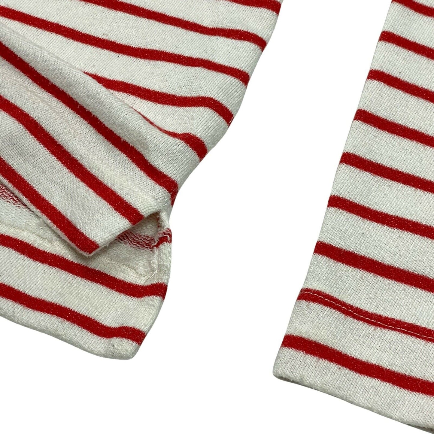 Zadig & Voltaire Stripe Jumper Red And White Womens XS Happy Print