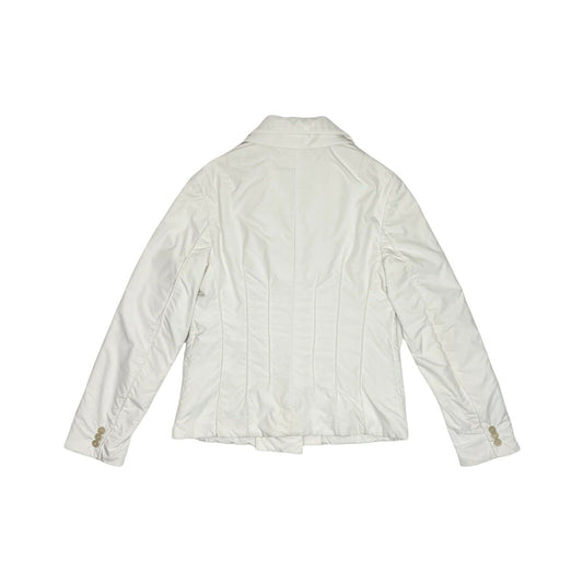 Jil Sander Padded Jacket Womens Small White Made In Italy