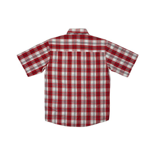 00’s Avirex Check Shirt Mens Medium Red White Blue