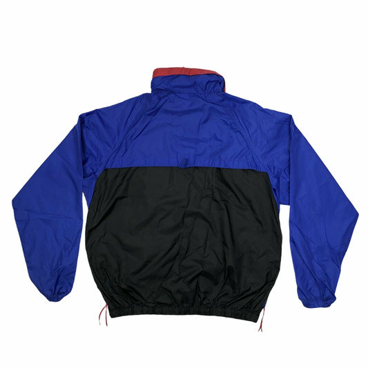 Columbia Lightweight Windbreaker Blue And Black Mens XL Full Length Zip