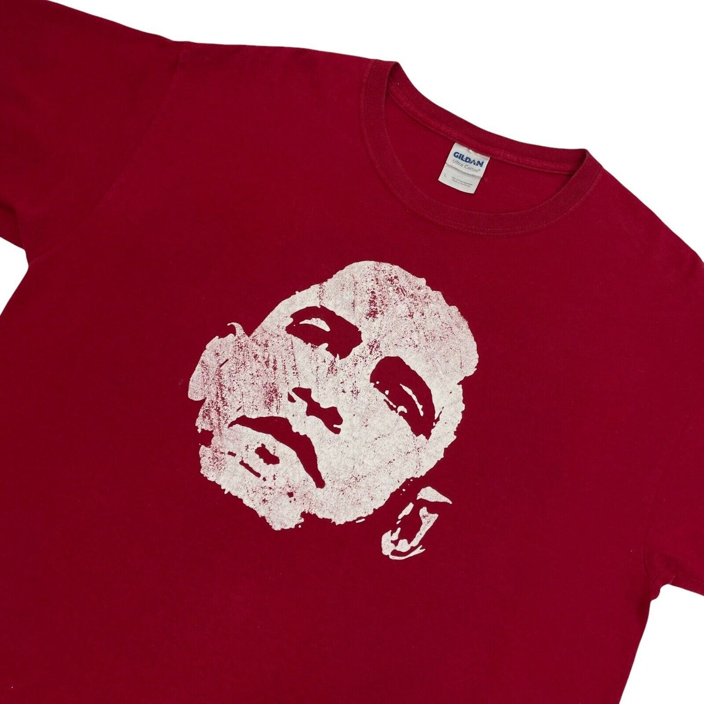 Barak Obama T-Shirt 2009 Mens Large Dark Red Gildan