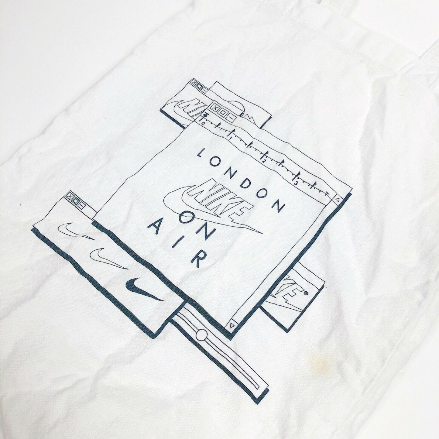 2018 Nike On Air London Tote Bag White And Black