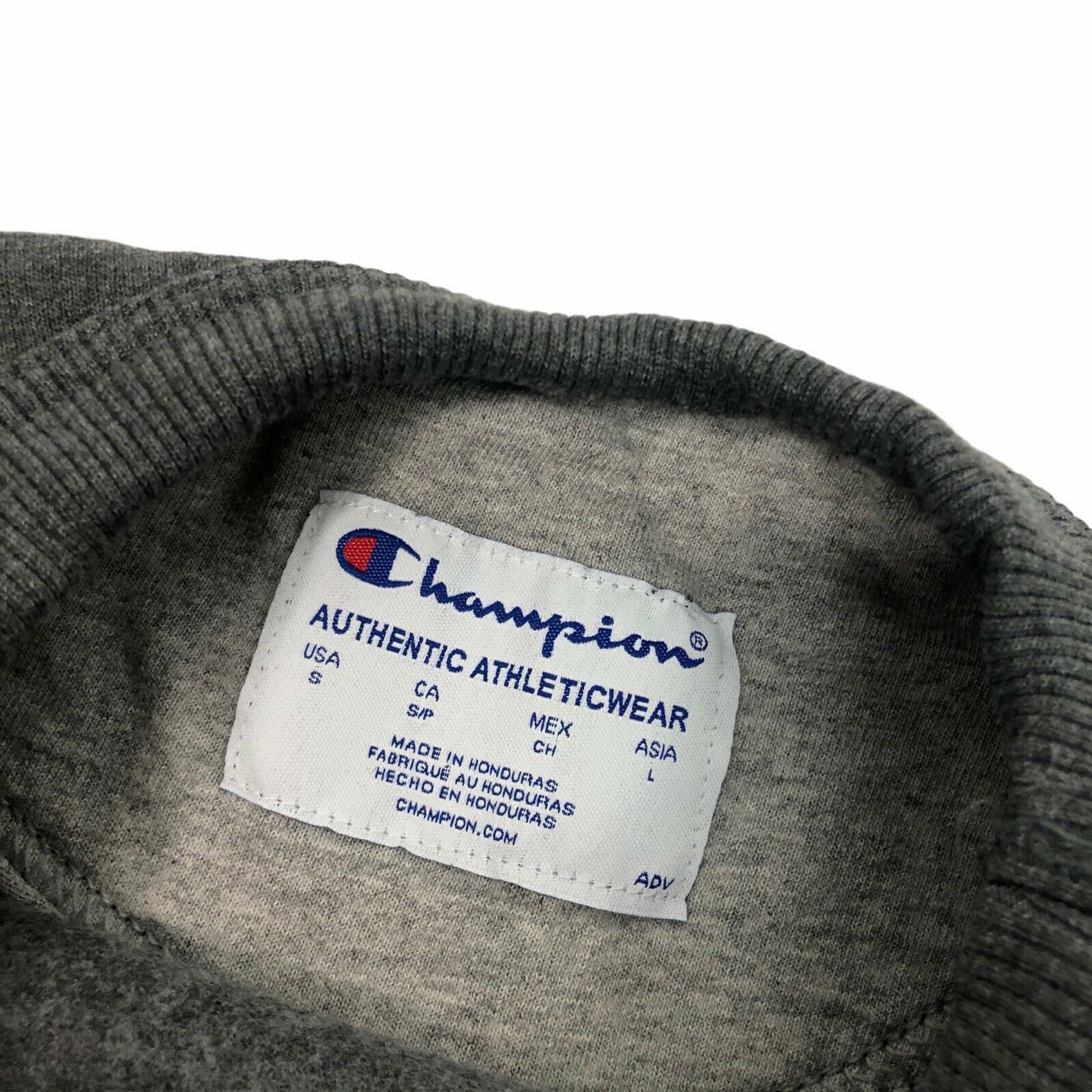 Champion Crew Neck Jumper Womens Small Dark Grey