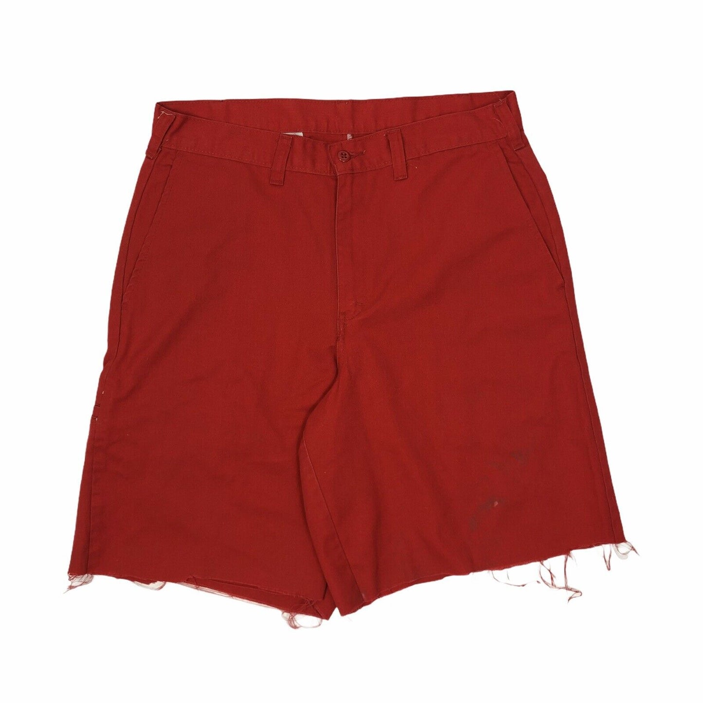 Dickies Red Chino Shorts Mens 32w Vintage Workwear