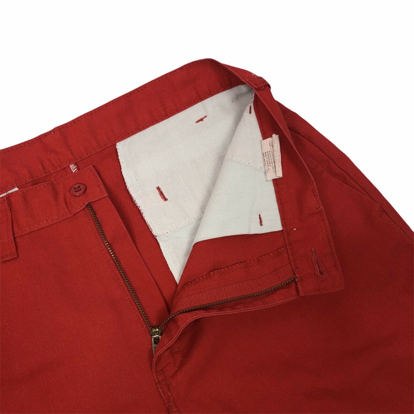 Dickies Red Chino Shorts Mens 32w Vintage Workwear