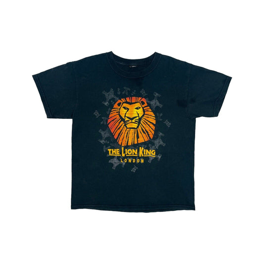 00’s The Lion King London Theatre T-Shirt Black Mens XS Graphic Print