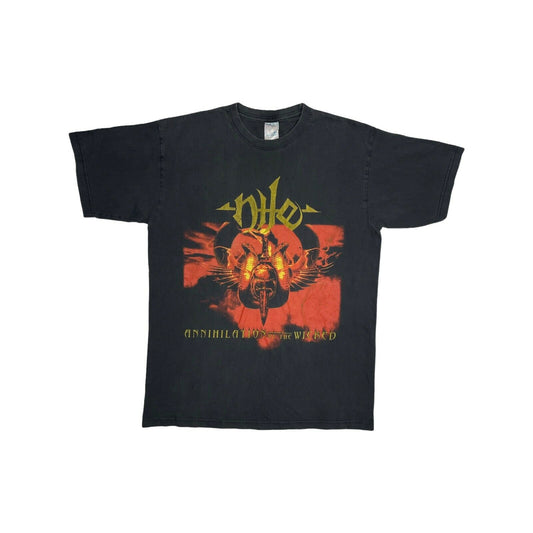 00’s Nile T-Shirt Black Mens Large 2006 Annihilation Of The Wicked Tour