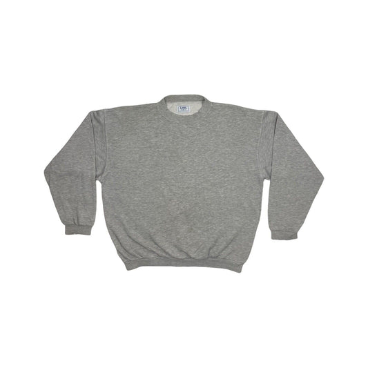 Vintage Lee Union Made Crew Neck Jumper Grey Mens Large