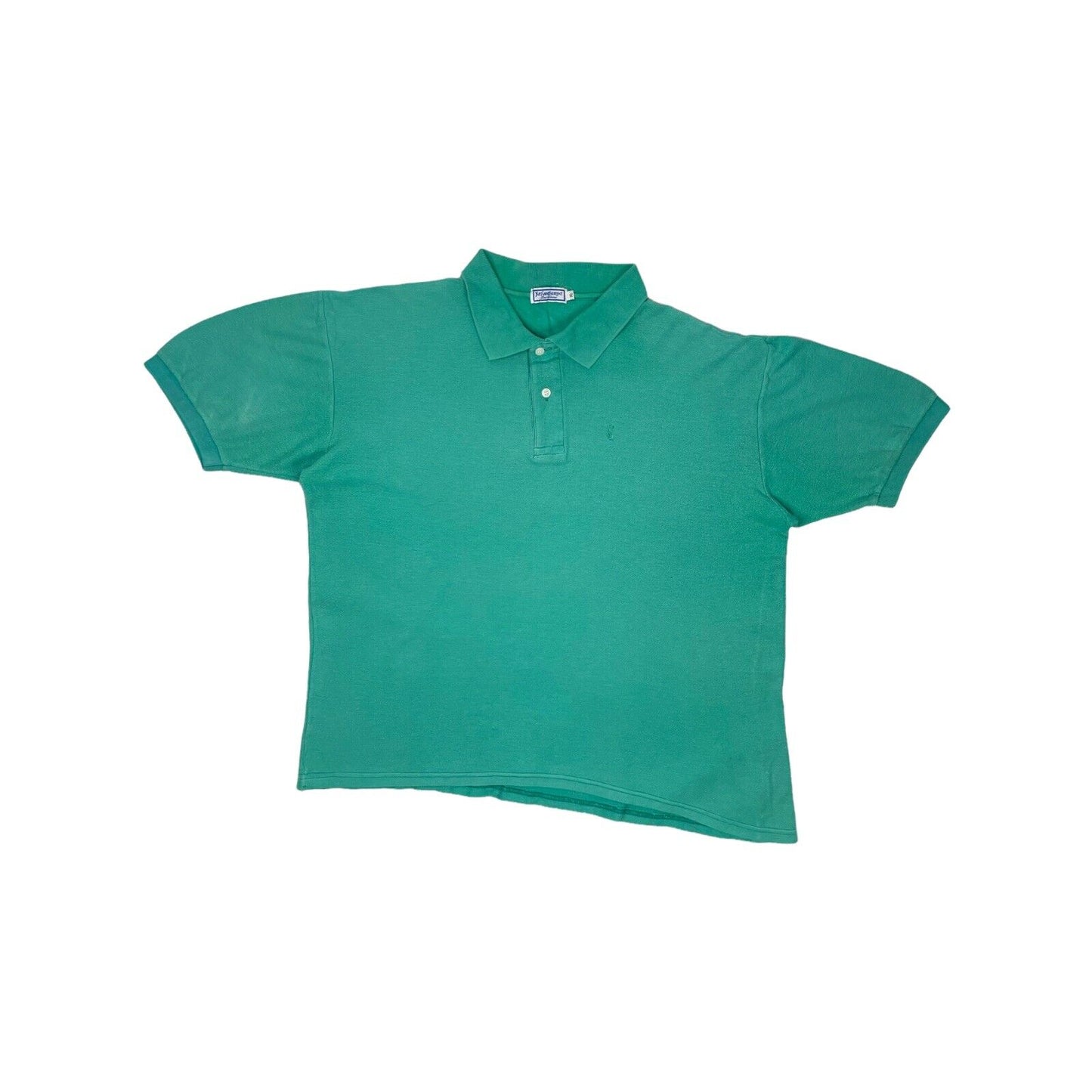 Vintage Yves Saint Laurent Polo Shirt Green Mens XL