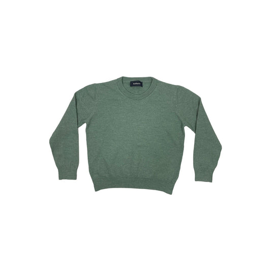 Balibaris Green Crew Neck Jumper Womens XS Wool Made In Italy