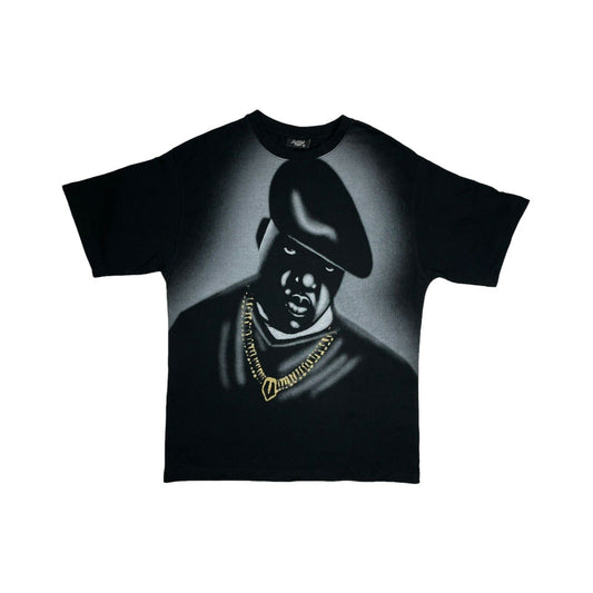 Vintage 90’s Notorious B.I.G T-Shirt Medium Black Air Wear NYC Hip Hop Biggie