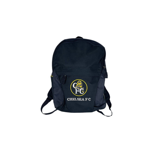 Vintage Chelsea FC Rucksack Navy Blue Embroidered Football Accessories