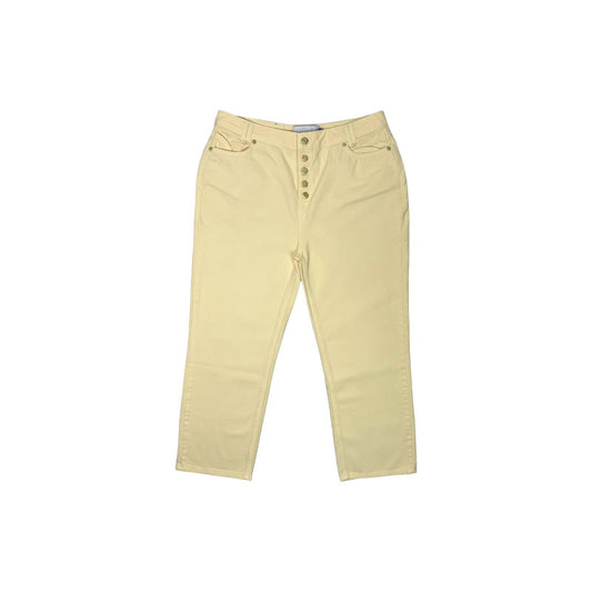 House Of Sunny Trousers Yellow Womens UK12 Vol16