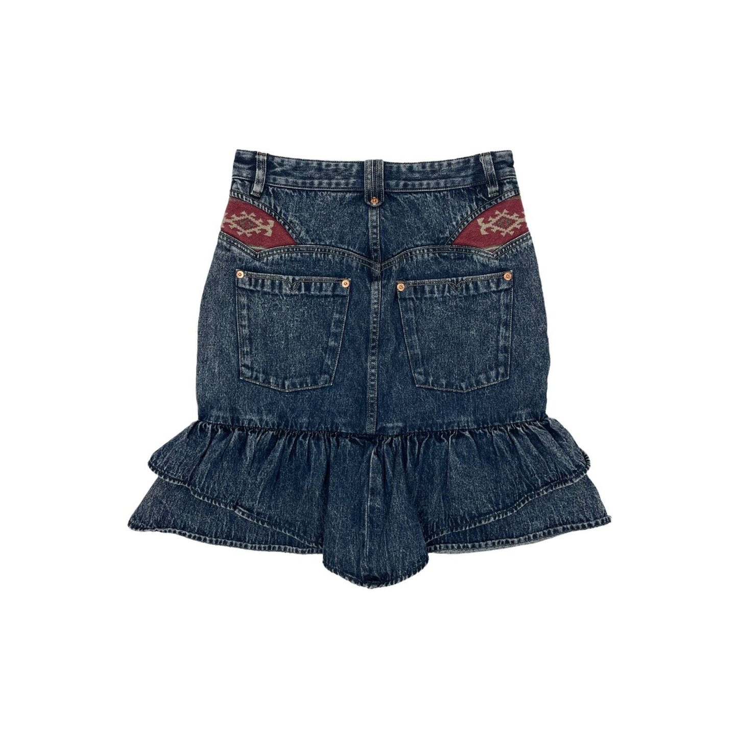 y2k Diesel Denim Skirt Raw Design 27w