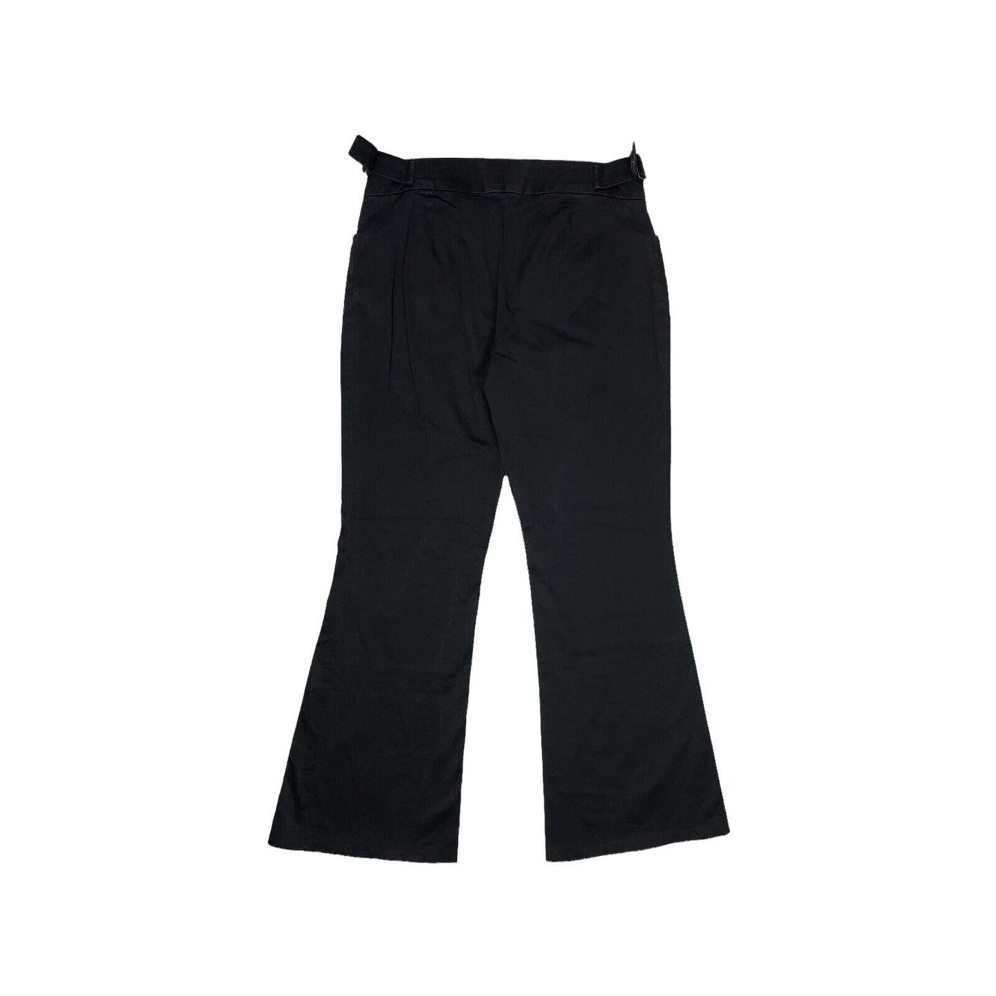 00’s Gucci Uniform Flared Trousers Black 40IT 28w 27l