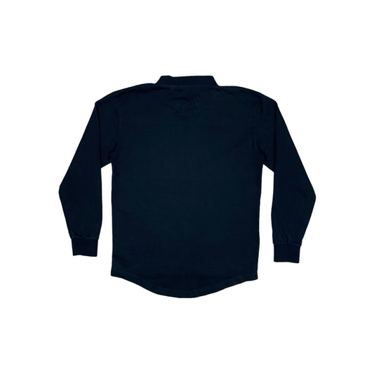 Outland Fleece Navy Blue Crew Neck Jumper Mens Small Made In Portugal